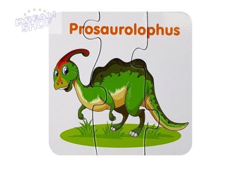 Puzzle edukacyjne przyjaciele dinozaurów 10 el Puzzle edukacyjne przyjaciele dinozaurów 10 el