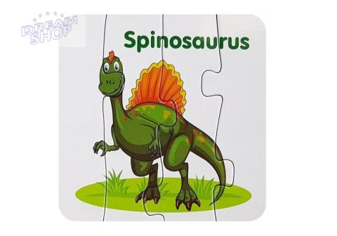 Puzzle edukacyjne przyjaciele dinozaurów 10 el Puzzle edukacyjne przyjaciele dinozaurów 10 el