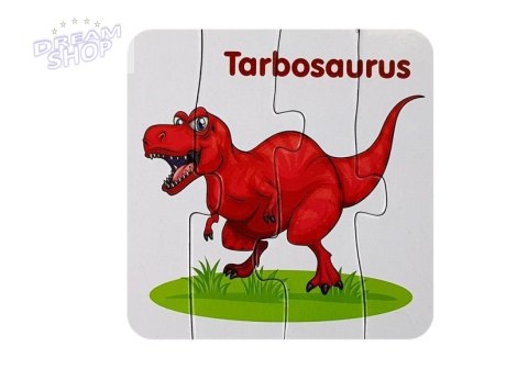 Puzzle edukacyjne przyjaciele dinozaurów 10 el Puzzle edukacyjne przyjaciele dinozaurów 10 el