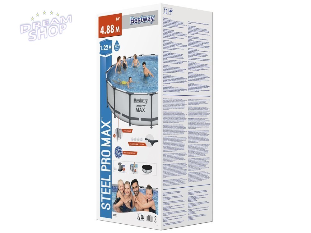 Basen Ogrodowy Stelażowy 488 x 122cm Bestway 5612Z Basen Ogrodowy Stelażowy 488 x 122cm Bestway 5612Z