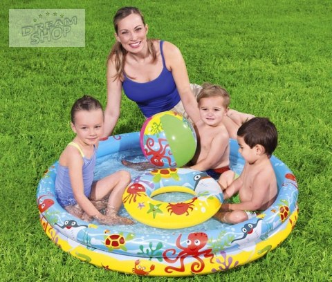 Bestway 51124 Basen piłka kółko brodzik 122cm