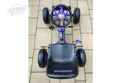 Gokart Niebieski A-15 Pompowane Koła