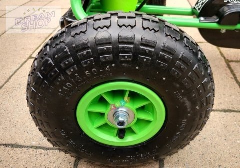 Gokart Zielony A-15 Pompowane Koła Gokart Zielony A-15 Pompowane Koła