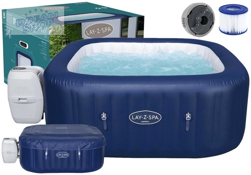 Dmuchane SPA Jacuzzi 6 Osobowe 180 x 71 cm Bestway 60021 Dmuchane SPA Jacuzzi 6 Osobowe 180 x 71 cm Bestway 60021