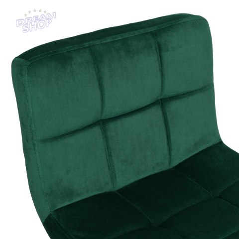 Krzesło barowe ARAKO BLACK aksamitne ciemnozielone VELVET Krzesło barowe ARAKO BLACK aksamitne ciemnozielone VELVET