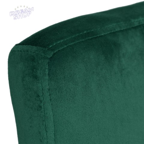 Krzesło barowe ARAKO BLACK aksamitne ciemnozielone VELVET Krzesło barowe ARAKO BLACK aksamitne ciemnozielone VELVET