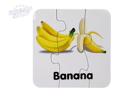 Puzzle Edukacyjne Układanka Owoce 10 Połączeń Puzzle Edukacyjne Układanka Owoce 10 Połączeń