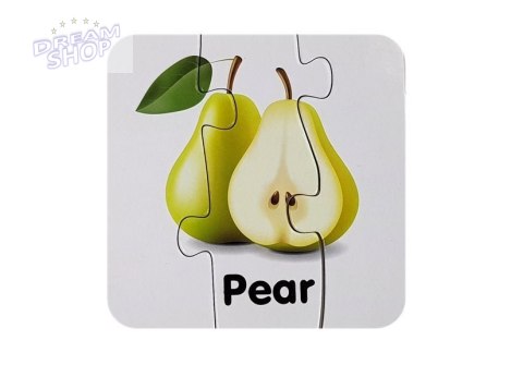 Puzzle Edukacyjne Układanka Owoce 10 Połączeń Puzzle Edukacyjne Układanka Owoce 10 Połączeń
