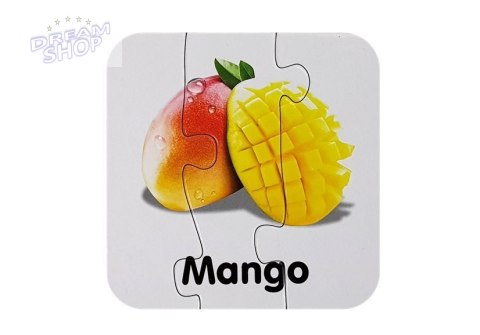 Puzzle Edukacyjne Układanka Owoce 10 Połączeń Puzzle Edukacyjne Układanka Owoce 10 Połączeń