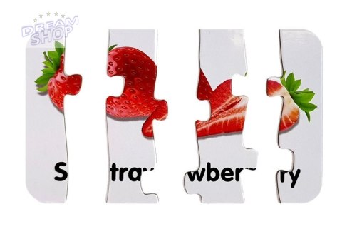 Puzzle Edukacyjne Układanka Owoce 10 Połączeń Puzzle Edukacyjne Układanka Owoce 10 Połączeń