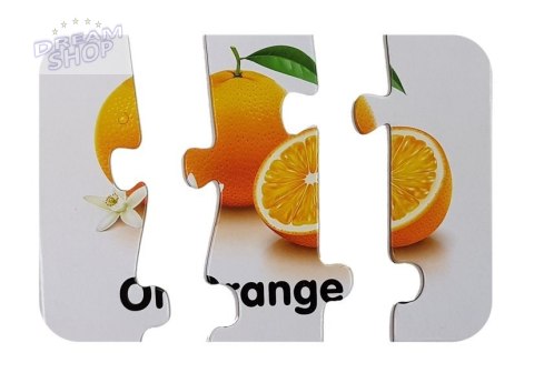 Puzzle Edukacyjne Układanka Owoce 10 Połączeń Puzzle Edukacyjne Układanka Owoce 10 Połączeń