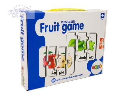 Puzzle Edukacyjne Układanka Owoce 10 Połączeń Puzzle Edukacyjne Układanka Owoce 10 Połączeń