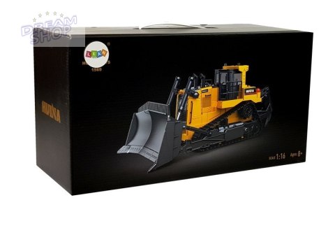 Spychacz Buldożer Zdalnie Sterowany 2.4G 1:16 Huina Ruchoma Łyżka Spychacz Buldożer Zdalnie Sterowany 2.4G 1:16 Huina Ruchoma Łyżka