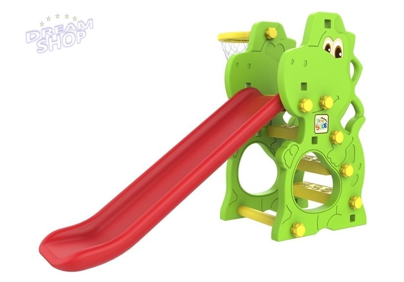 Zjeżdżalnia Plastikowa DINO z Koszem Zjeżdżalnia Plastikowa DINO z Koszem