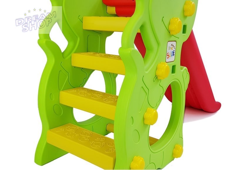 Zjeżdżalnia Plastikowa DINO z Koszem Zjeżdżalnia Plastikowa DINO z Koszem