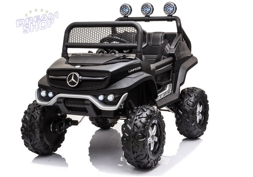 Pojazd na Akumulator Mercedes Unimog S Czarny Pojazd na Akumulator Mercedes Unimog S Czarny