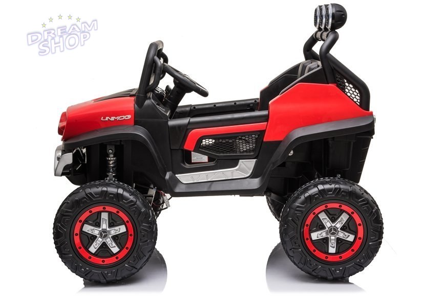 Pojazd na Akumulator Mercedes Unimog S Czerwony Pojazd na Akumulator Mercedes Unimog S Czerwony