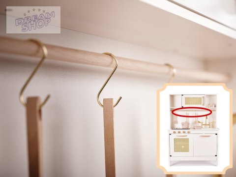 Kuchnia drewniana MDF retro z akcesoriami BOHO Kuchnia drewniana MDF retro z akcesoriami BOHO