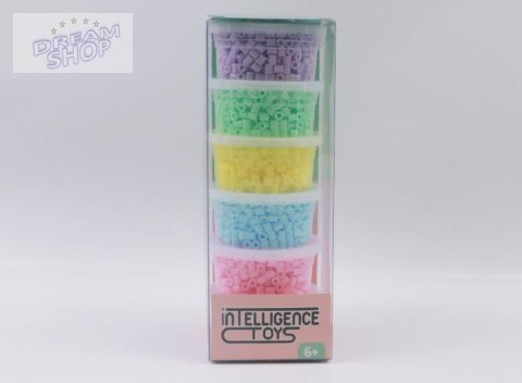 Prasowanka, Prasowanki, Koraliki Uzupełniające Do Prasowanek, 6 Kolorów, Uzupełniacz, Zapas - PASTELOWE KOLORY MIX 3000 Szt