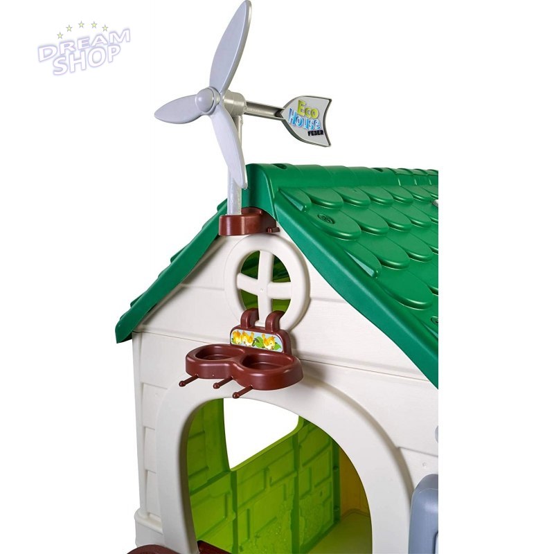 Feber Domek ogrodowy Eco Karmnik Segregacja Odpadów Imitacja Panelu Słonecznego Feber Domek ogrodowy Eco Karmnik Segregacja Odpadów Imitacja Panelu Słonecznego