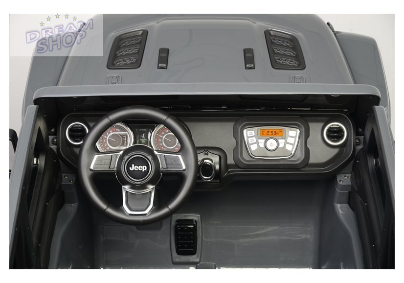 Samochód na akumulator Jeep 6768R szary Samochód na akumulator Jeep 6768R szary