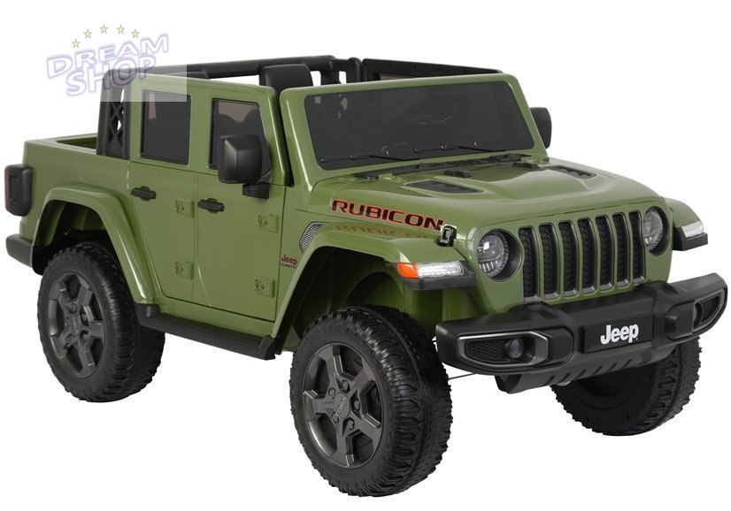 Samochód na akumulator Jeep 6768R zielony Samochód na akumulator Jeep 6768R zielony