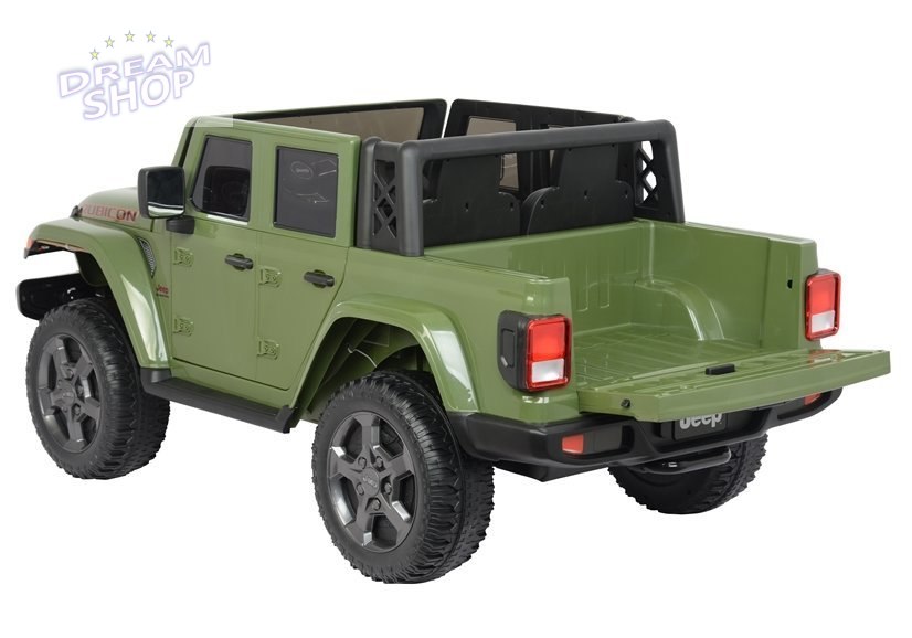 Samochód na akumulator Jeep 6768R zielony Samochód na akumulator Jeep 6768R zielony