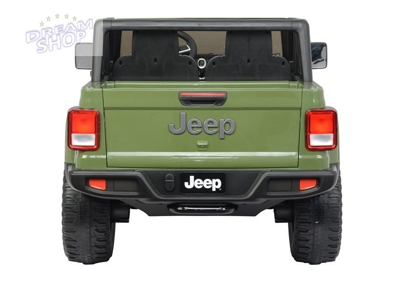 Samochód na akumulator Jeep 6768R zielony Samochód na akumulator Jeep 6768R zielony