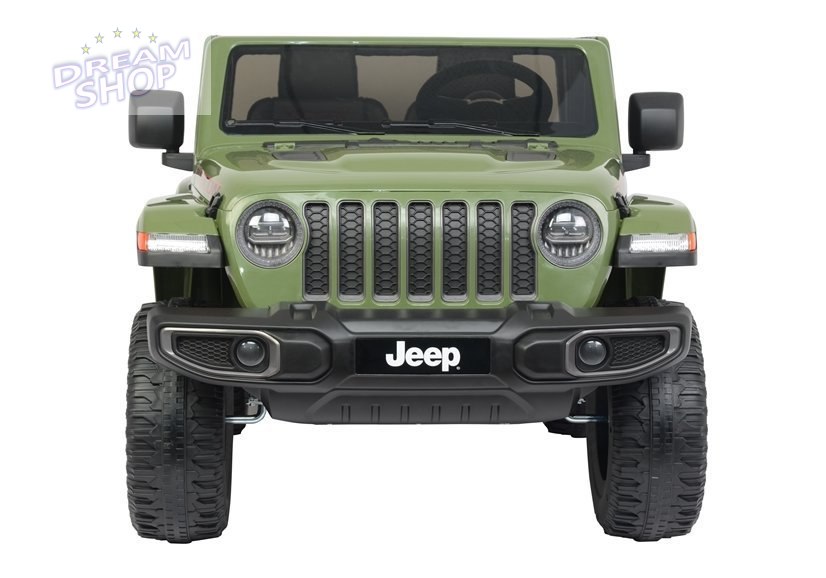 Samochód na akumulator Jeep 6768R zielony Samochód na akumulator Jeep 6768R zielony