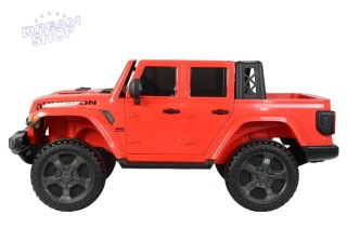 Samochód na akumulator Jeep Rubicon 6768R czerwony