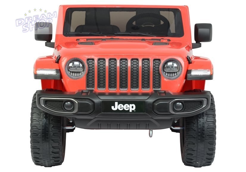 Samochód na akumulator Jeep Rubicon 6768R czerwony Samochód na akumulator Jeep Rubicon 6768R czerwony