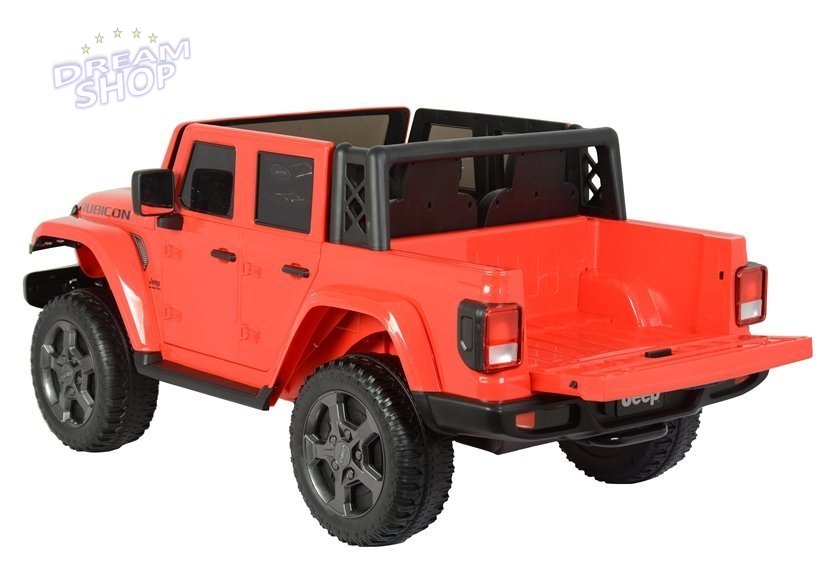 Samochód na akumulator Jeep Rubicon 6768R czerwony Samochód na akumulator Jeep Rubicon 6768R czerwony