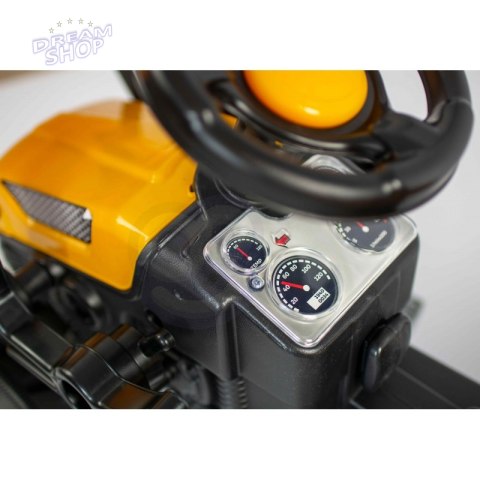 WOOPIE Ogromny Traktor Na Pedały Spychacz Żółty WOOPIE Ogromny Traktor Na Pedały Spychacz Żółty