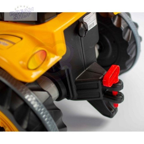 WOOPIE Ogromny Traktor Na Pedały Spychacz Żółty WOOPIE Ogromny Traktor Na Pedały Spychacz Żółty