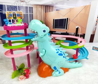 Wyścig dinozaurów tor dinozaur dźwięki światła
