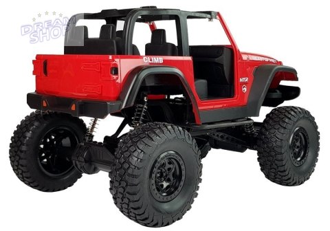 Auto Terenowe Jeep Zdalnie Sterowane 2.4G Czerwone Auto Terenowe Jeep Zdalnie Sterowane 2.4G Czerwone