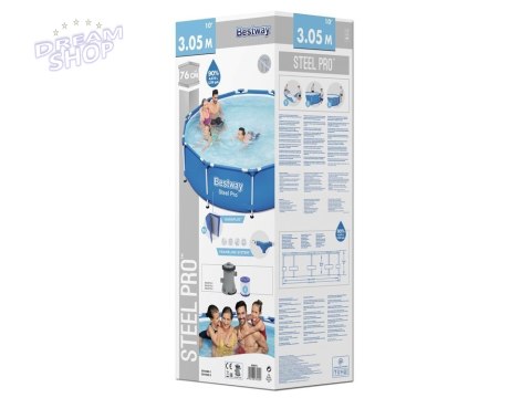 Basen Ogrodowy Stelażowy 305 cm x 76 cm Bestway 56679