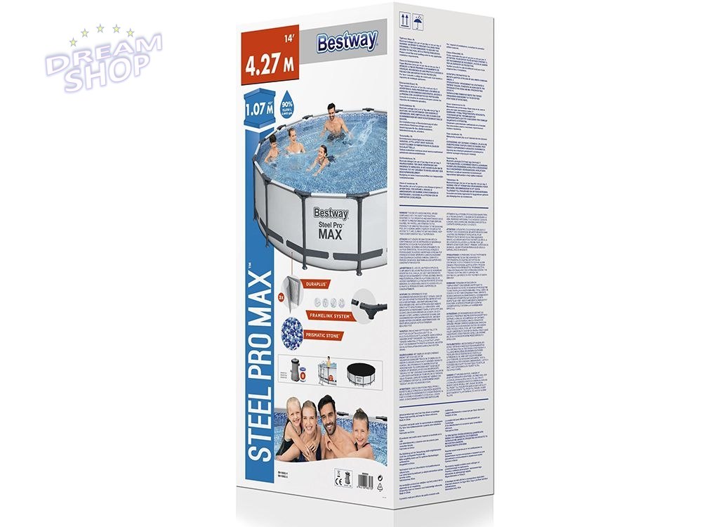Basen Ogrodowy Stelażowy 427 x 107 cm Bestway 56950 Basen Ogrodowy Stelażowy 427 x 107 cm Bestway 56950