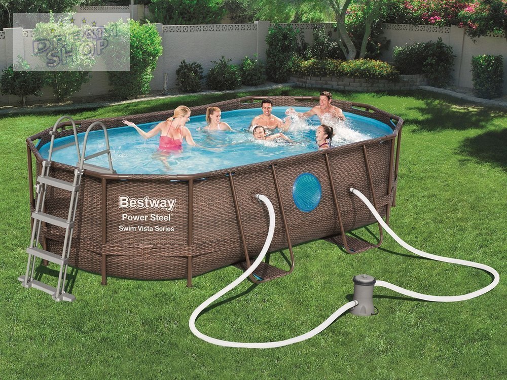Basen Ogrodowy Stelażowy 427 x 250 x 100 cm Bestway 56714 Basen Ogrodowy Stelażowy 427 x 250 x 100 cm Bestway 56714