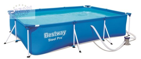 Basen Stelażowy 300 x 201 x 66 cm Bestway 56411 Basen Stelażowy 300 x 201 x 66 cm Bestway 56411