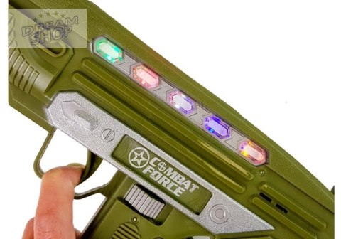 Zestaw Wojskowy Pistolet Dźwięk Światła Odznaka 37 cm Zestaw Wojskowy Pistolet Dźwięk Światła Odznaka 37 cm