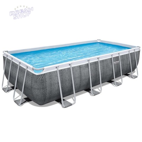 Basen Ogrodowy Stelażowy 488 x 244 x 122 cm Bestway 56996 Basen Ogrodowy Stelażowy 488 x 244 x 122 cm Bestway 56996