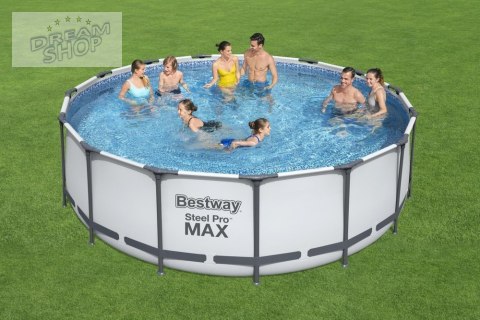 Basen Stelażowy 457 cm x 122 cm Bestway 56438 Basen Stelażowy 457 cm x 122 cm Bestway 56438