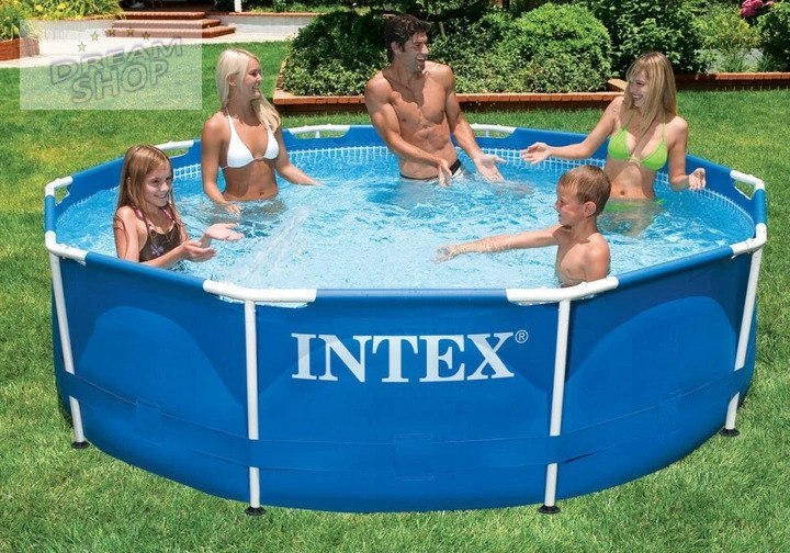 Basen ogrodowy stelażowy 366x76 Intex + pompa Basen ogrodowy stelażowy 366x76 Intex + pompa