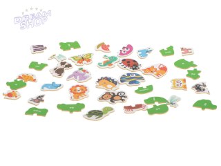 Układanka puzzle w puszce zwierzątka 24 szt.