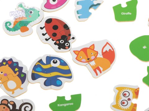 Układanka puzzle w puszce zwierzątka 24 szt. Układanka puzzle w puszce zwierzątka 24 szt.