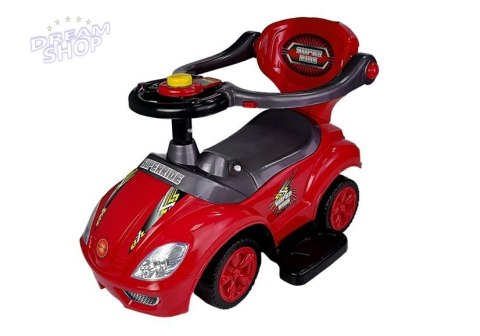 Jeździk z Pchaczem Mega Car 3w1 Czerwony Jeździk z Pchaczem Mega Car 3w1 Czerwony