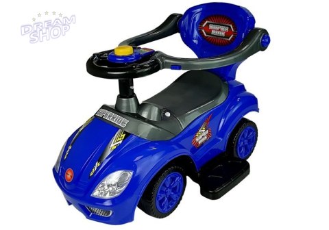 Jeździk z Pchaczem Mega Car 3w1 Niebieski Jeździk z Pchaczem Mega Car 3w1 Niebieski