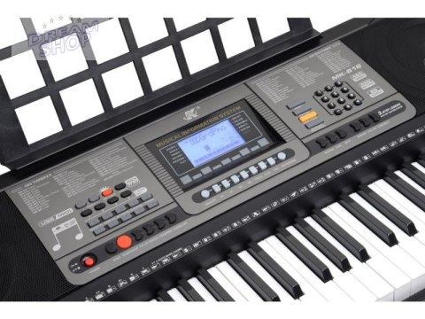 Keyboard Organy 61 Klawiszy Zasilacz MK-816 z funkcją nauki gry Keyboard Organy 61 Klawiszy Zasilacz MK-816 z funkcją nauki gry