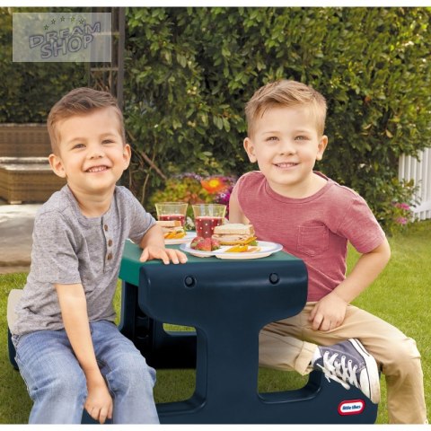 Little Tikes Stolik Piknikowy dla Dzieci Niebiesko-Zielony do Ogrodu Little Tikes Stolik Piknikowy dla Dzieci Niebiesko-Zielony do Ogrodu